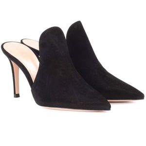 Gianvito Rossi black suede mules 🖤🖤🖤